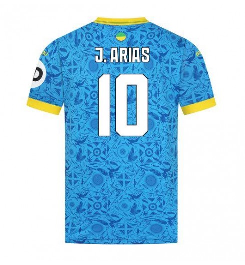 Moške Nogometnih dresov Wolves Jhon Arias #10 Tretji 2025-26 Kratki rokavi Moške Nogometnih dresov Wolves Jhon Arias #10 Tretji 2025-26 Kratki rokavi